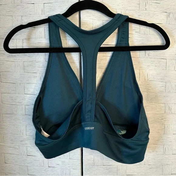 Adidas x Farm Rio Aeroready All-Over Print Green Sports Bra Top Size L - Picture 5 of 7